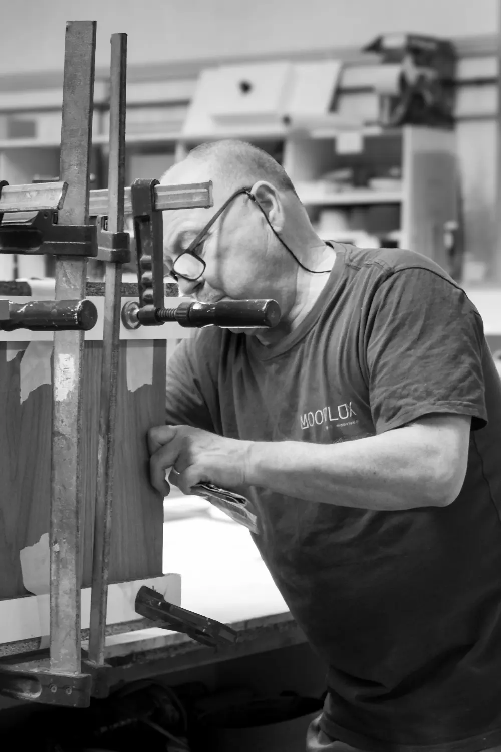 Fachada da fábrica Moovlux